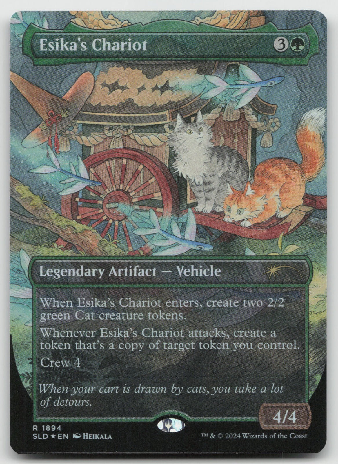 Esika's Chariot (Rainbow Foil) R Foil Secret Lair Drop Series 1894 NM