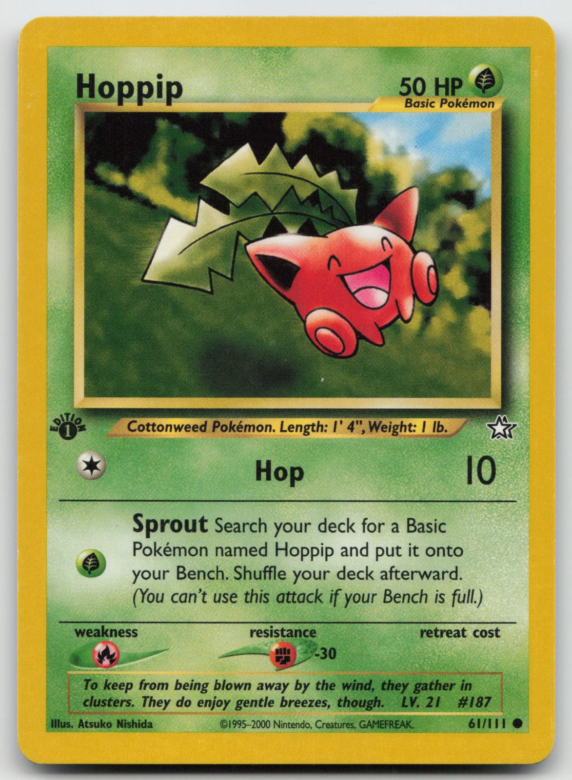 Hoppip Common 1st Edition Neo Genesis 61/111 LP