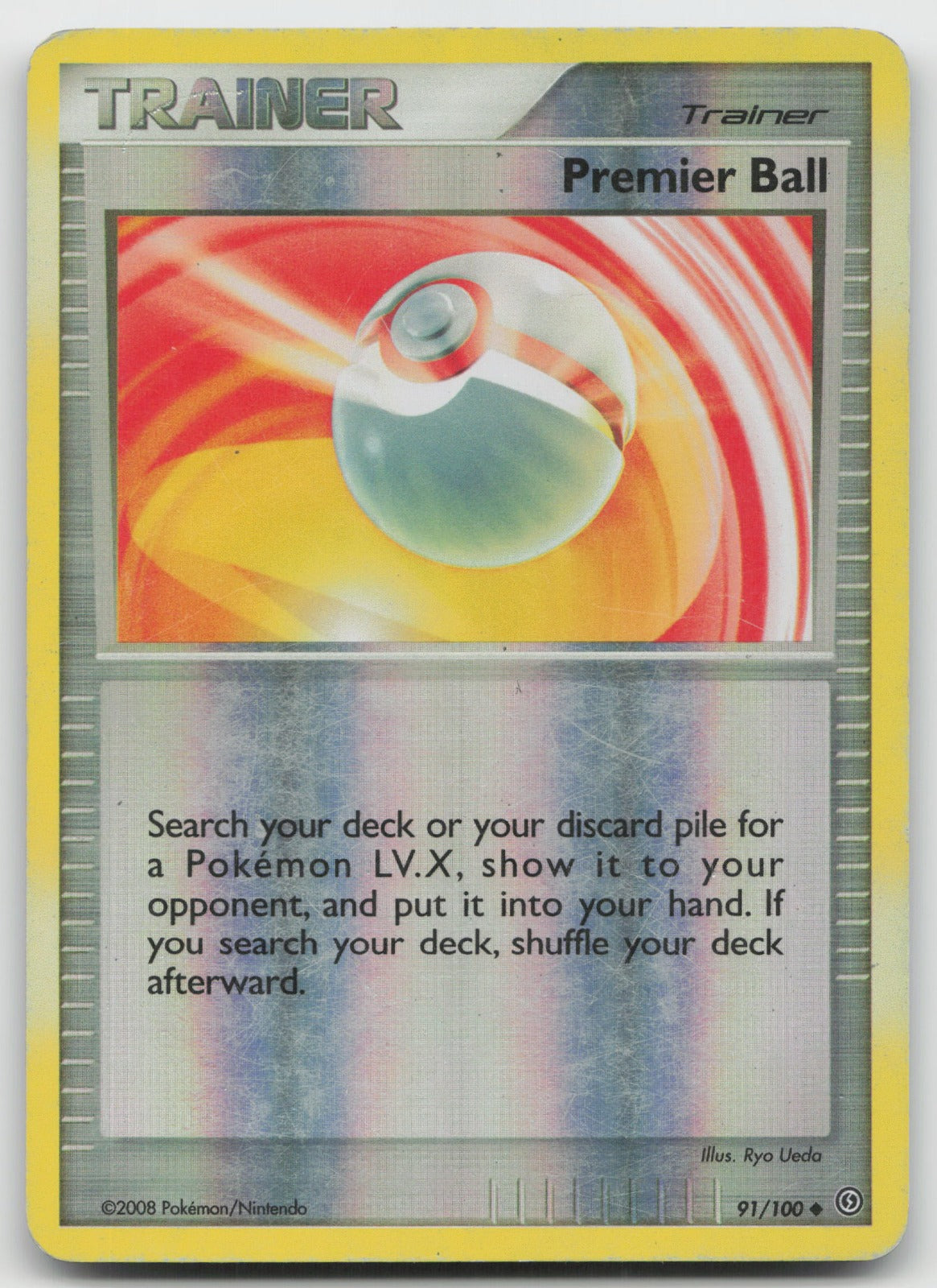 Premier Ball Uncommon Reverse Holo Stormfront 91/100 HP