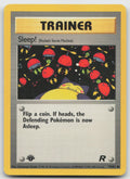 Sleep! (Rocket's Secret Machine) Common 1st Edition Team Rocket 79/82 LP