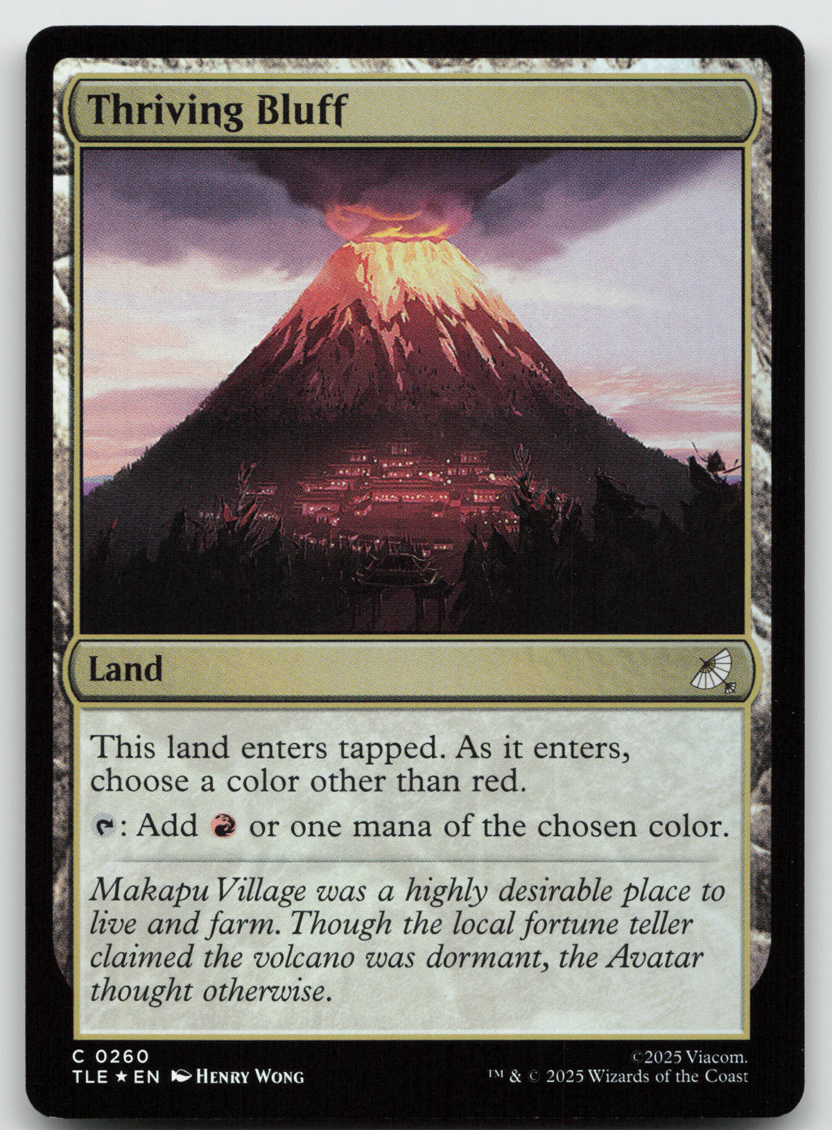 Thriving Bluff C Foil Avatar: The Last Airbender: Eternal-Legal 260 NM