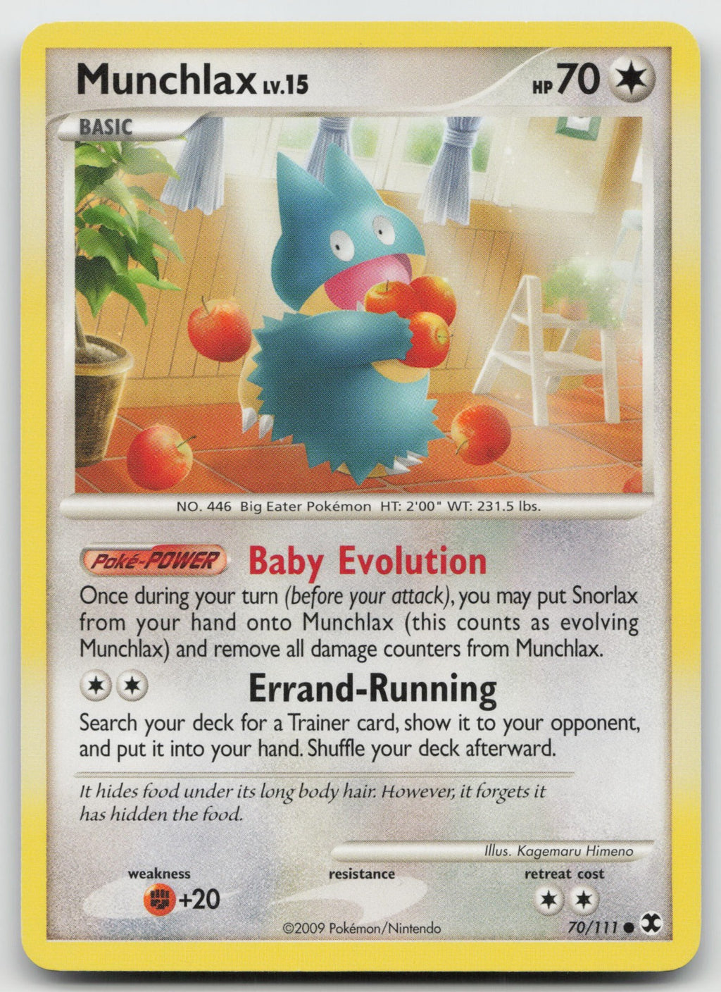 Munchlax Common Rising Rivals 70/111 NM