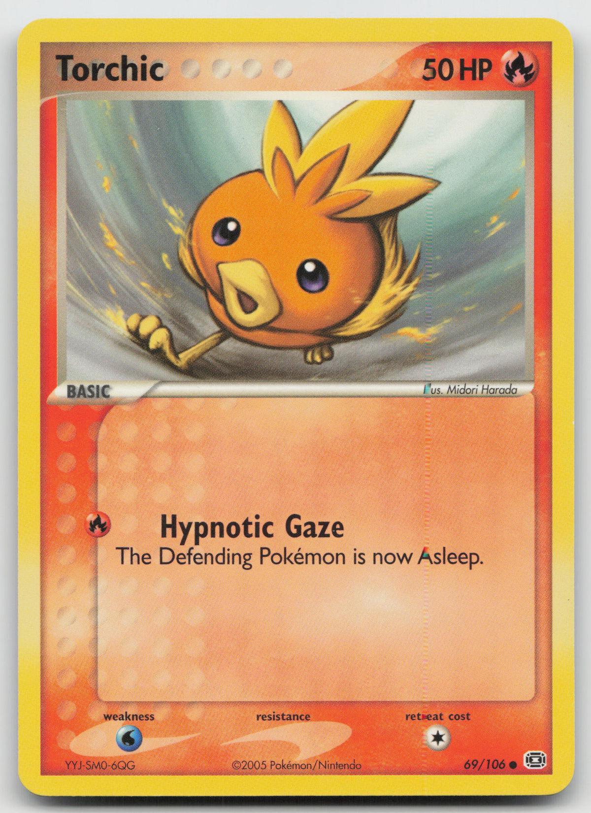 Torchic Common Normal Emerald 69/106 LP