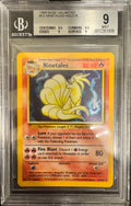 Ninetales Holo Rare Base Set Unlimited 12/102 BGS 9