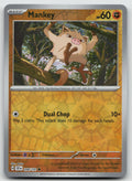 Mankey Common Reverse Holo SV08: Surging Sparks 098/191 NM