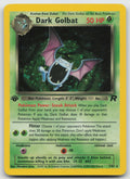 Dark Golbat Holo Rare 1st Edition Team Rocket 7/82 LP/Dented