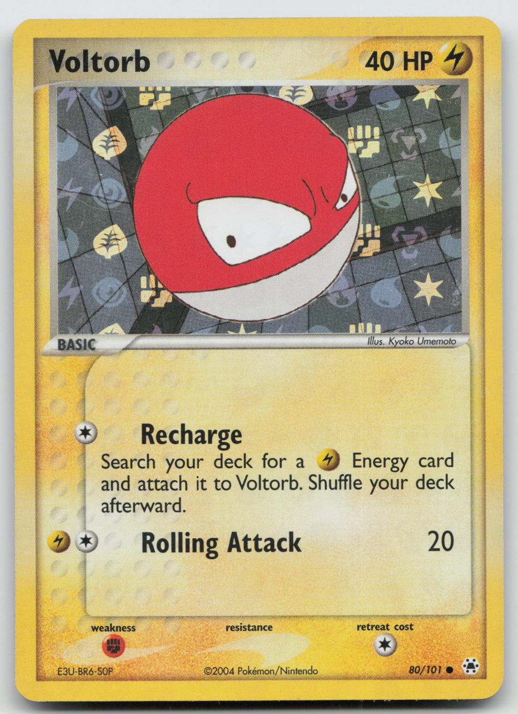 Voltorb Common Reverse Holo Hidden Legends 80/101 VLP