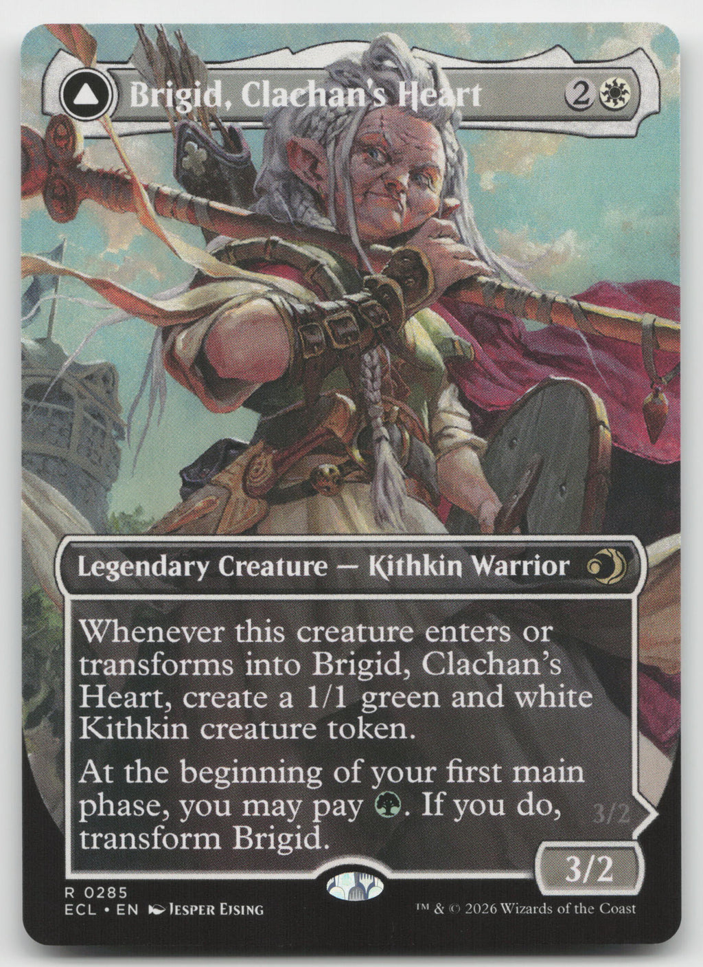 Brigid, Clachan's Heart (Borderless) R Normal Lorwyn Eclipsed 285 NM