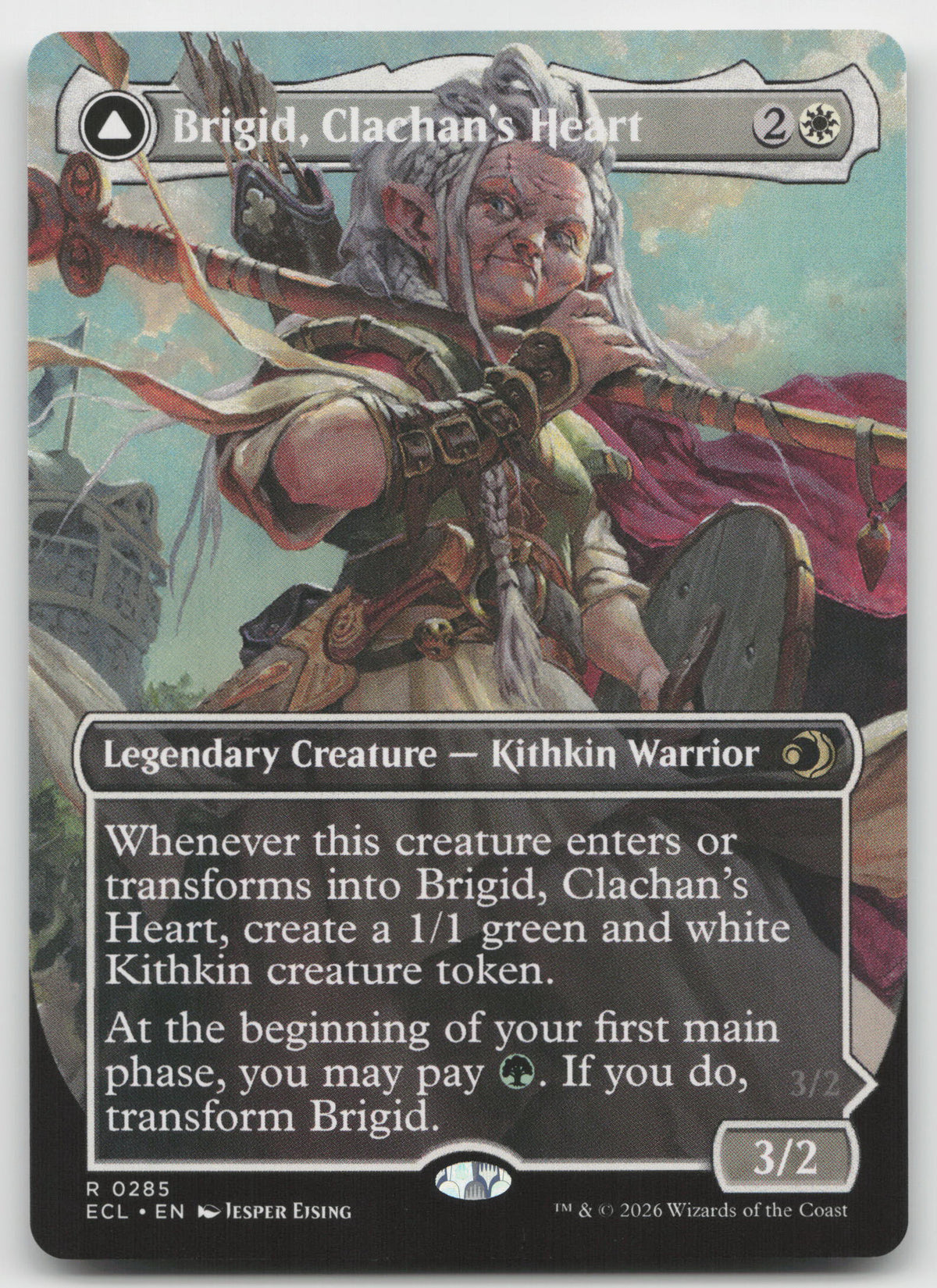 Brigid, Clachan's Heart (Borderless) R Normal Lorwyn Eclipsed 285 NM