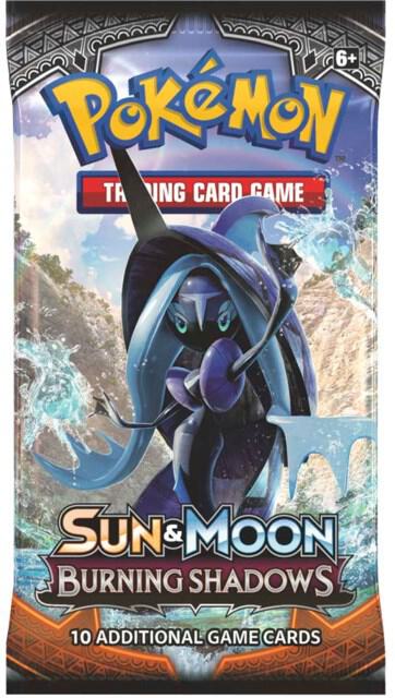 Burning Shadows Sun & Moon Booster Pack  (Random Art)