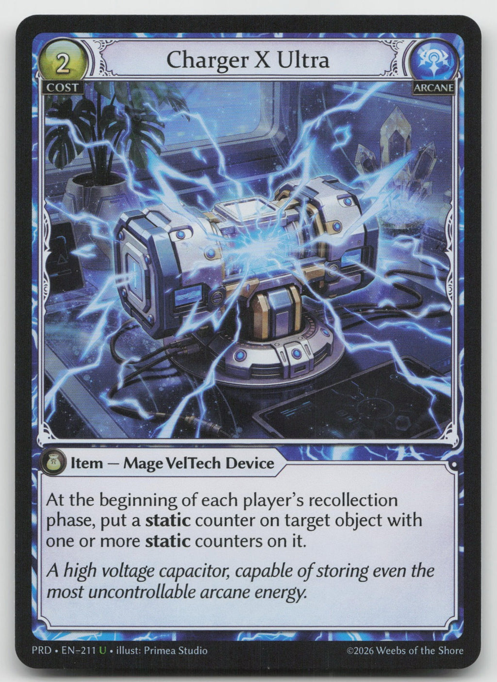Charger X Ultra Foil Uncommon .asphodel/paradise 211 NM