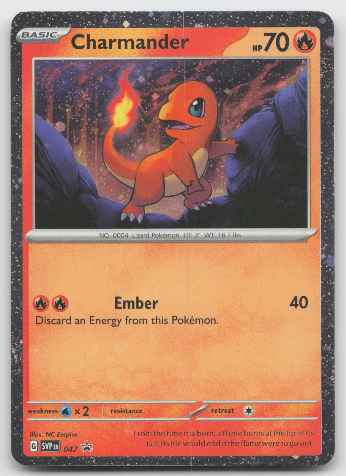 Charmander - (Cosmos Holo) SV: Scarlet & Violet Promo Cards SVP047 NM
