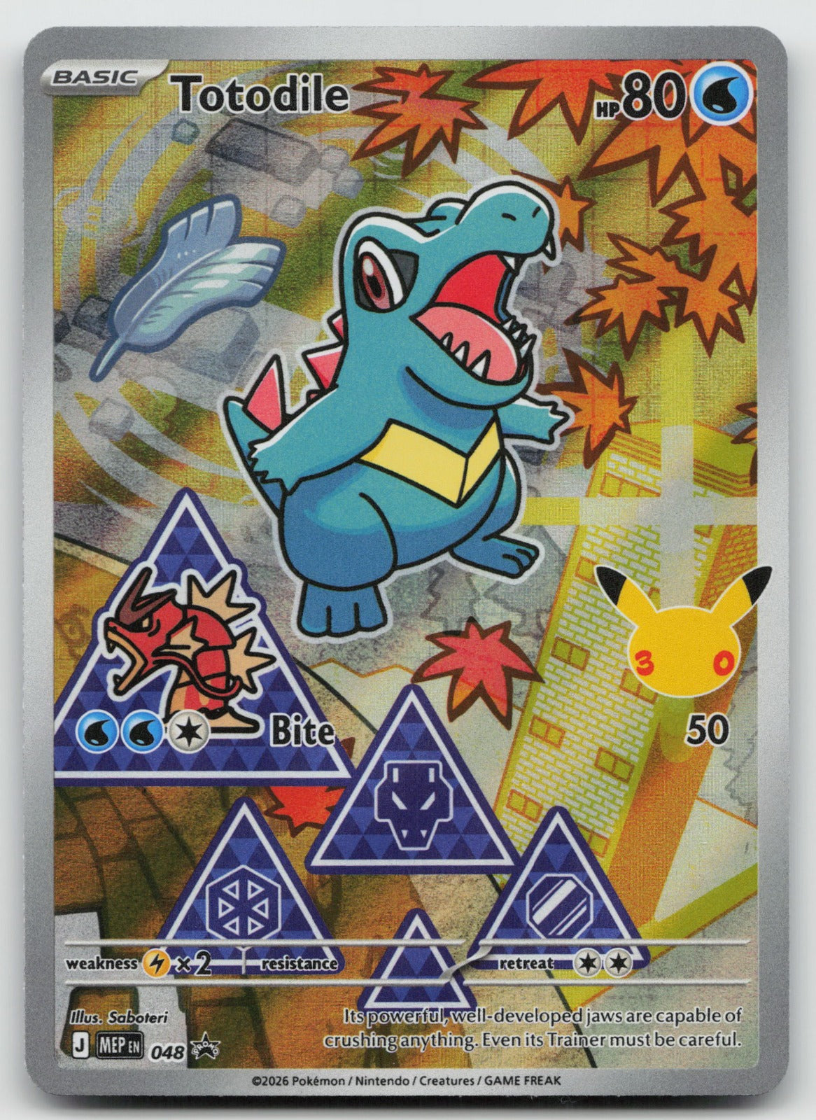 Totodile - Promo Holo ME: Mega Evolution MEP048 First Partner Pack NM