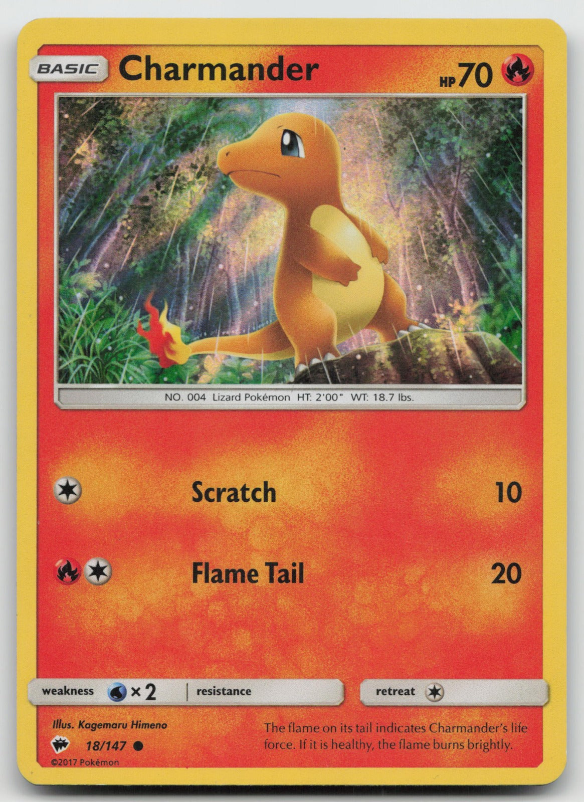 Charmander (Premium Collection Promo) Holo SM - Burning Shadows 18/147 NM