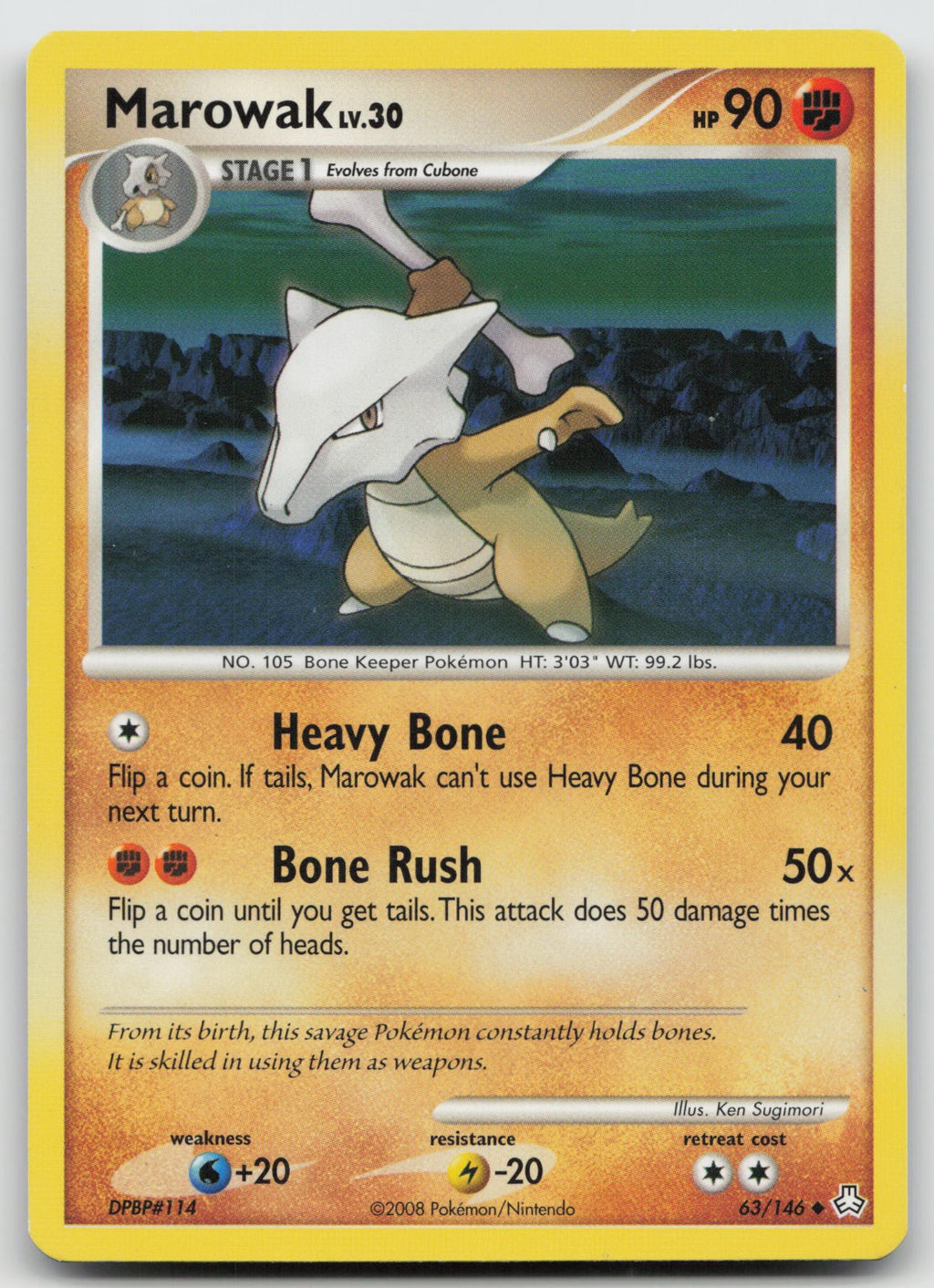 Marowak Uncommon Legends Awakened 63/146 MP