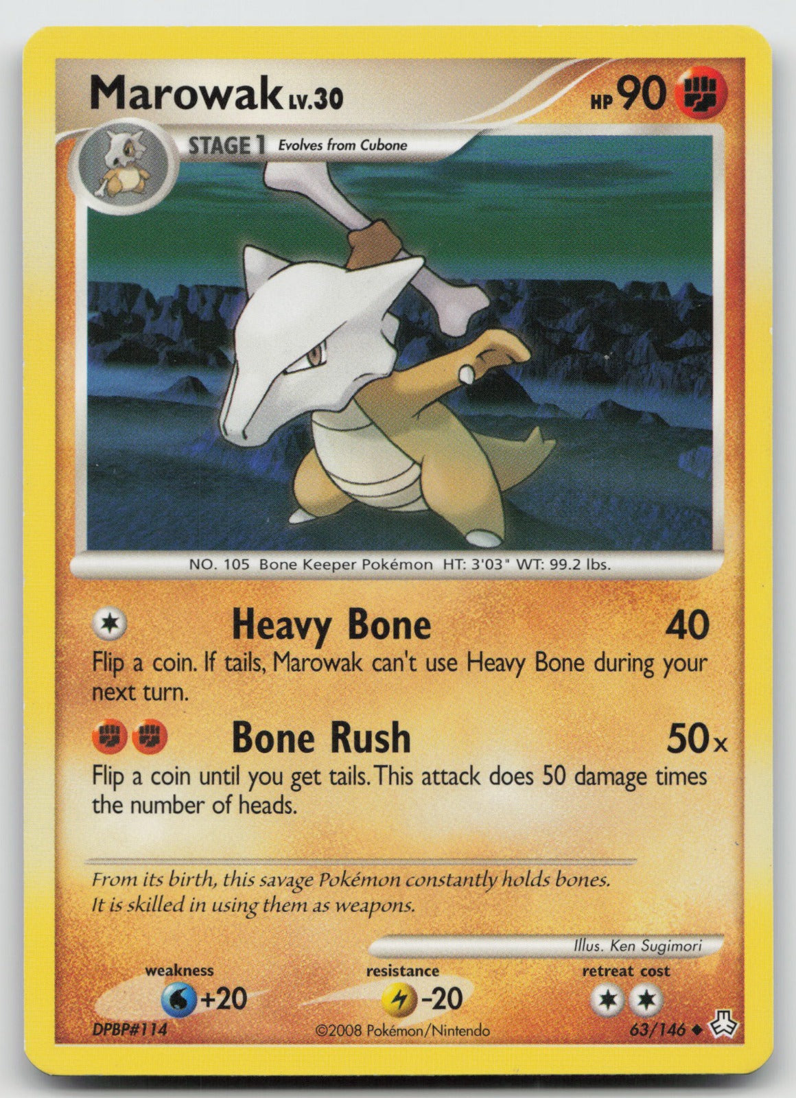 Marowak Uncommon Legends Awakened 63/146 MP