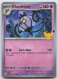 Chandelure Holo Common ME: 30th Celebration 075/128 NM