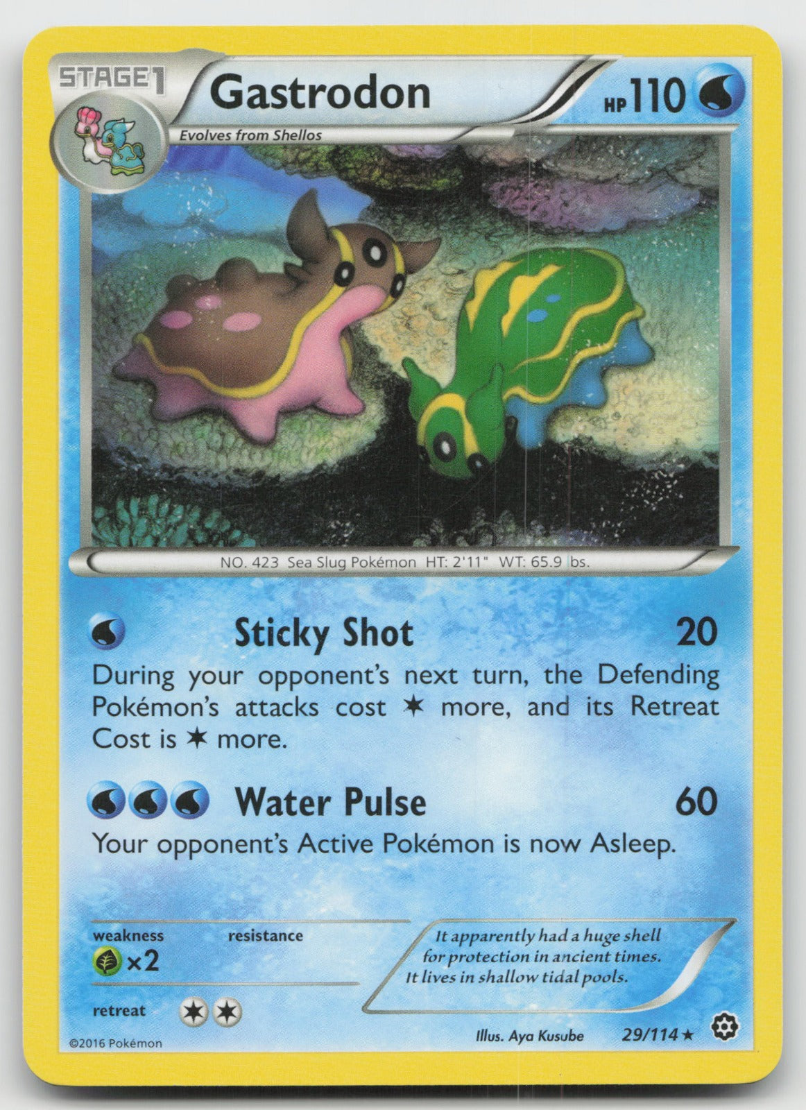 Gastrodon Rare XY - Steam Siege 29/114 LP