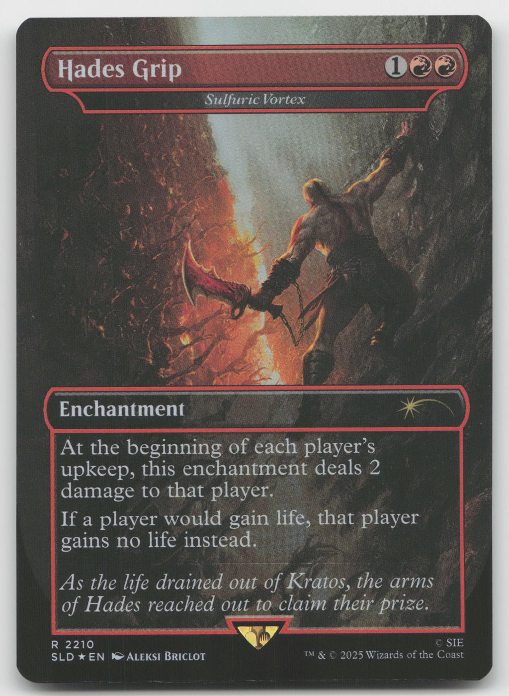 Hades Grip - Sulfuric Vortex R Foil Secret Lair Drop Series 2210 NM