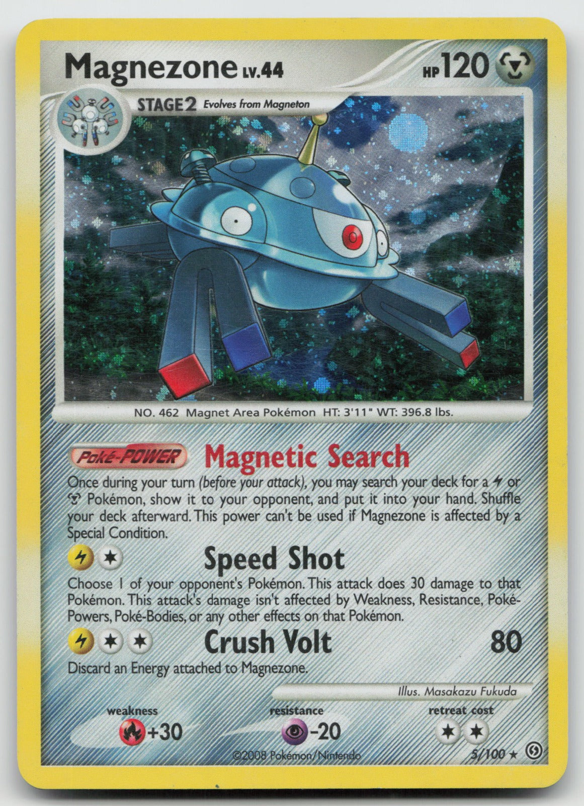 Magnezone Holo Rare Stormfront 5/100 MP