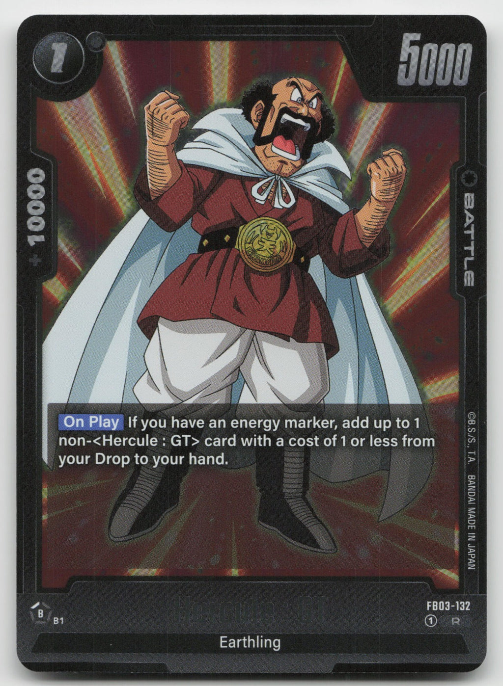 Hercule: GT Rare Holo Raging Roar FB03-132 NM