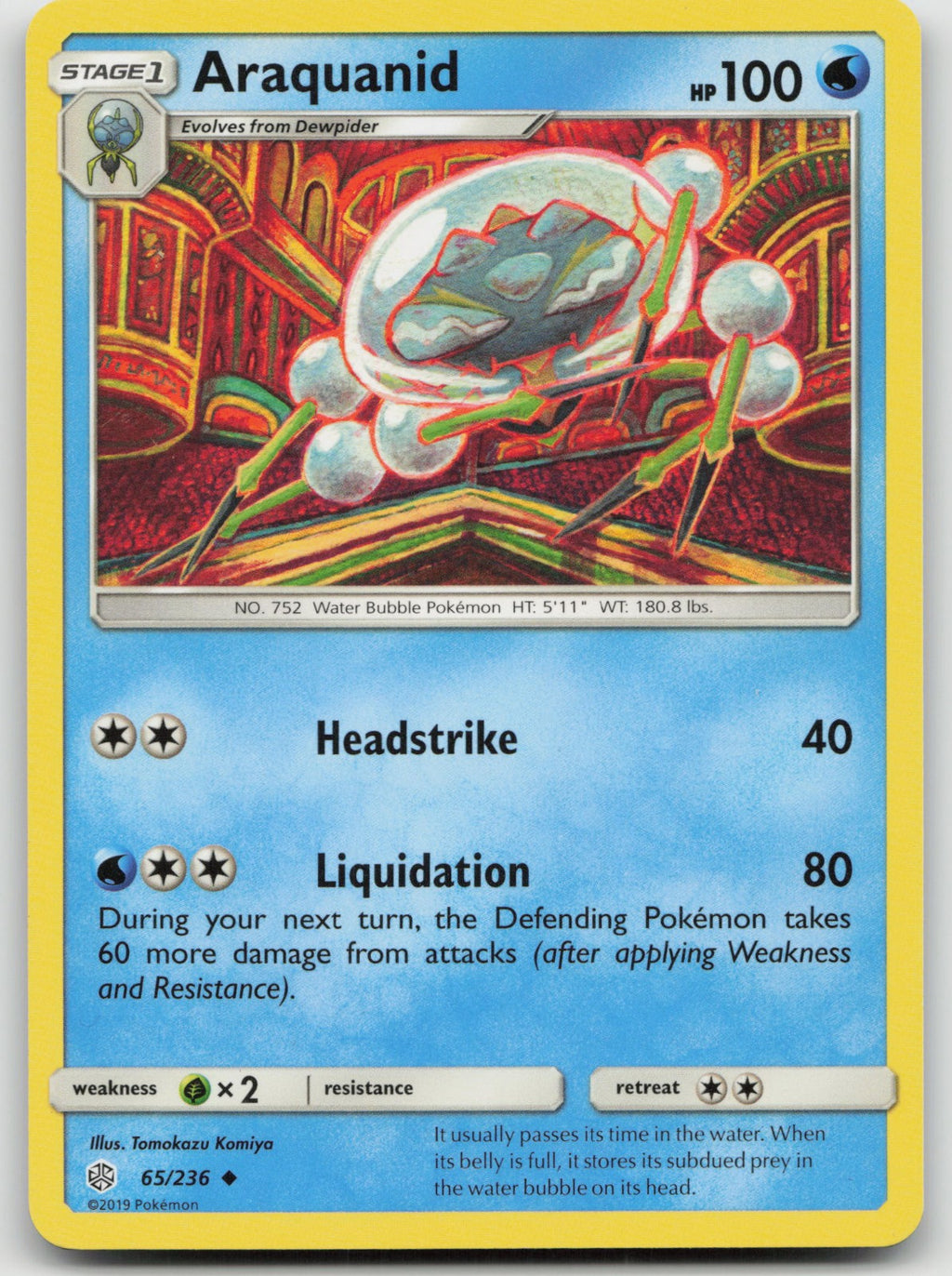 Araquanid Uncommon SM - Cosmic Eclipse 65/236 NM