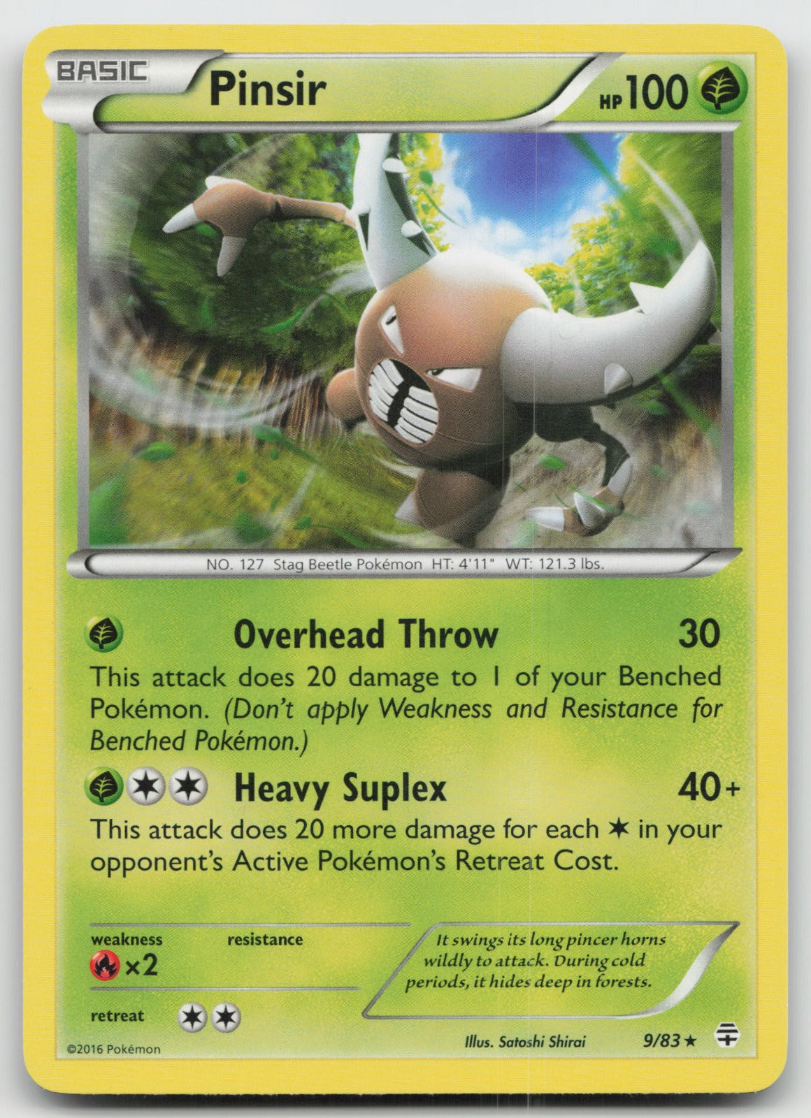 Pinsir Rare Generations 9/83 VLP
