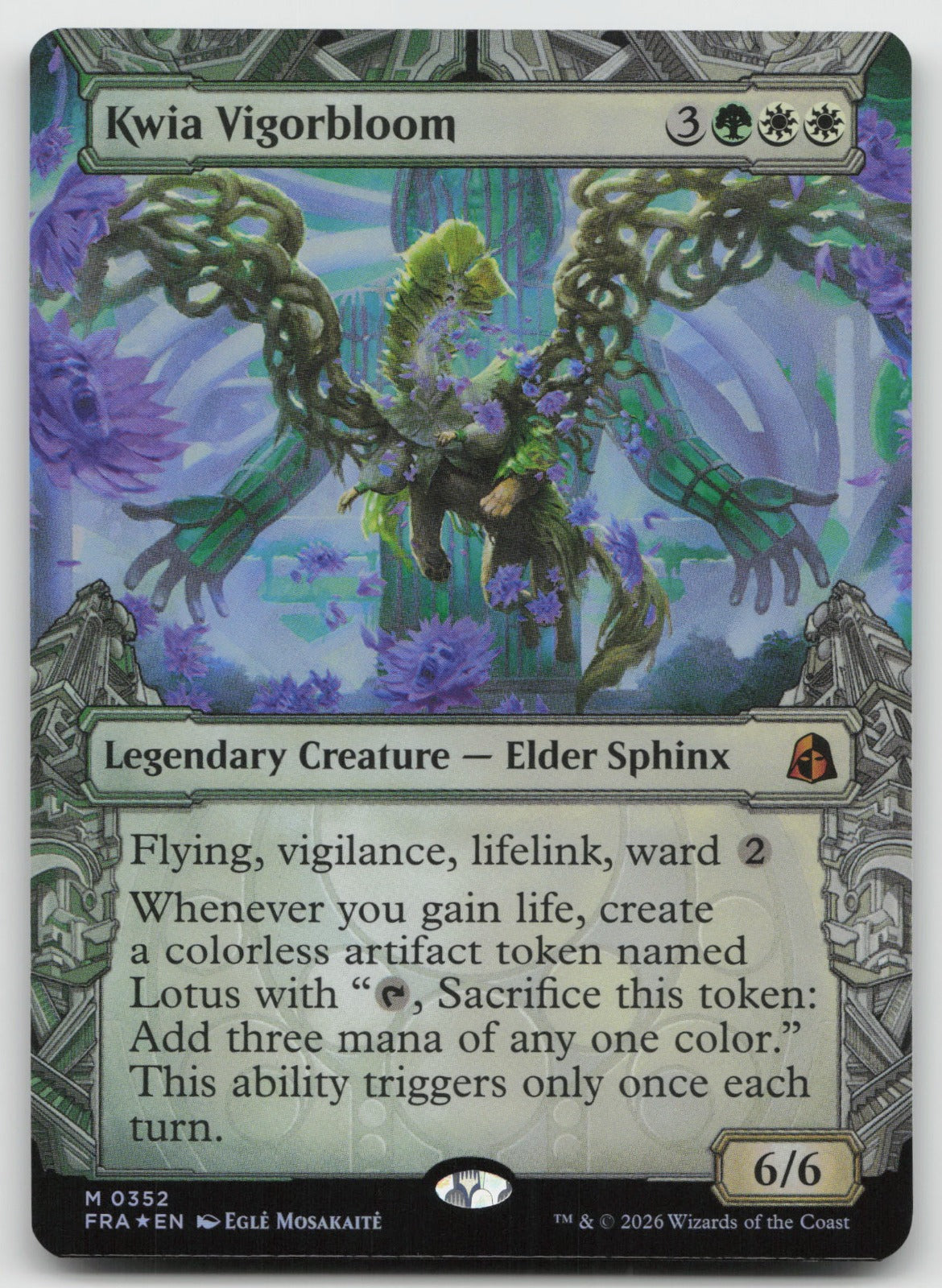 Kwia Vigorbloom (Showcase) M Foil Reality Fracture 352 NM