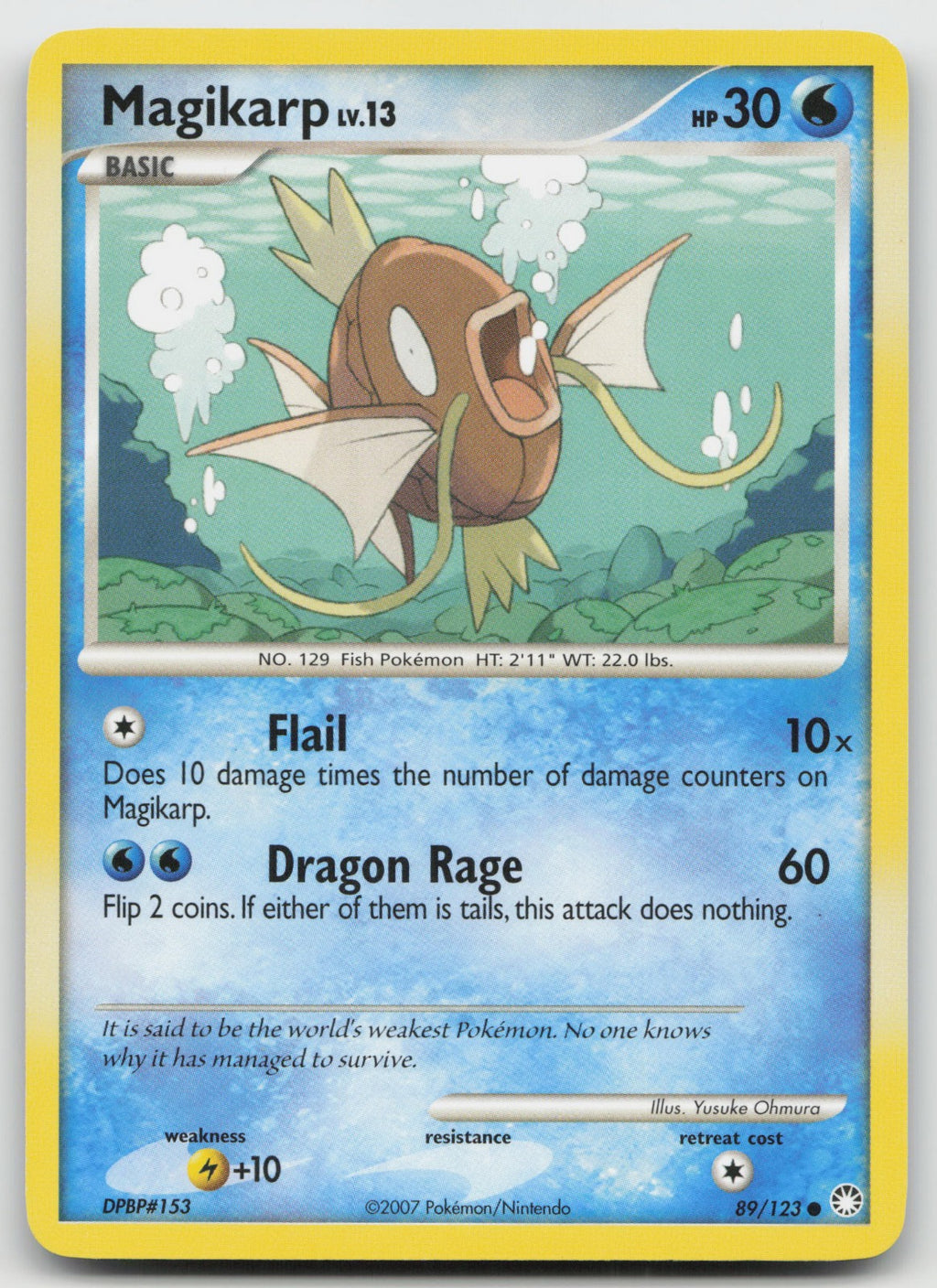 Magikarp Common Mysterious Treasures 89/123 LP