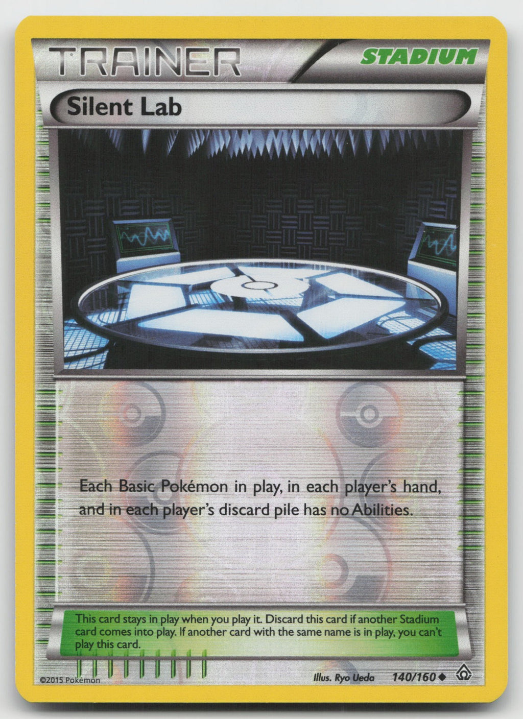 Silent Lab Uncommon Reverse Holo XY - Primal Clash 140/160 LP