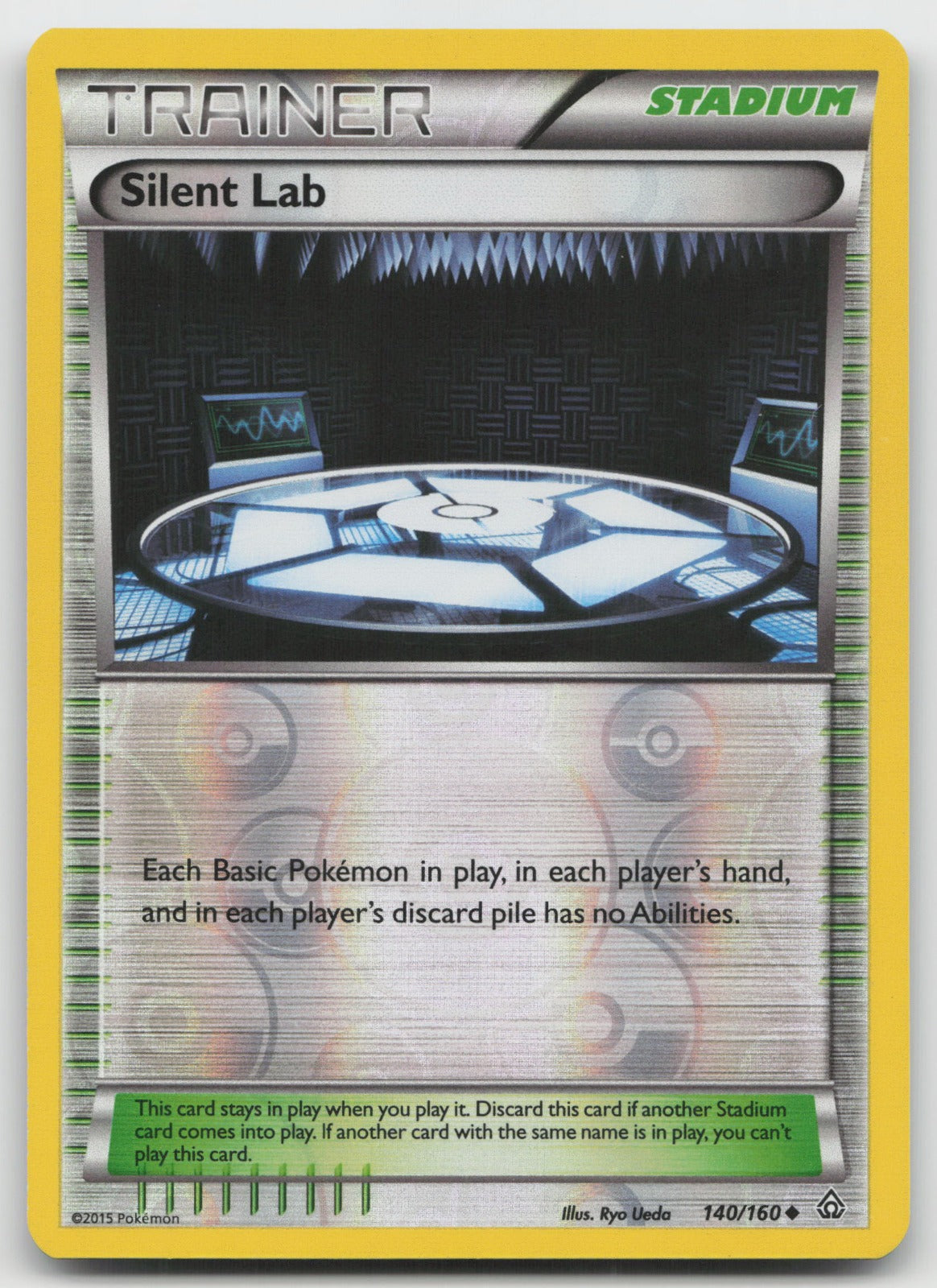 Silent Lab Uncommon Reverse Holo XY - Primal Clash 140/160 LP