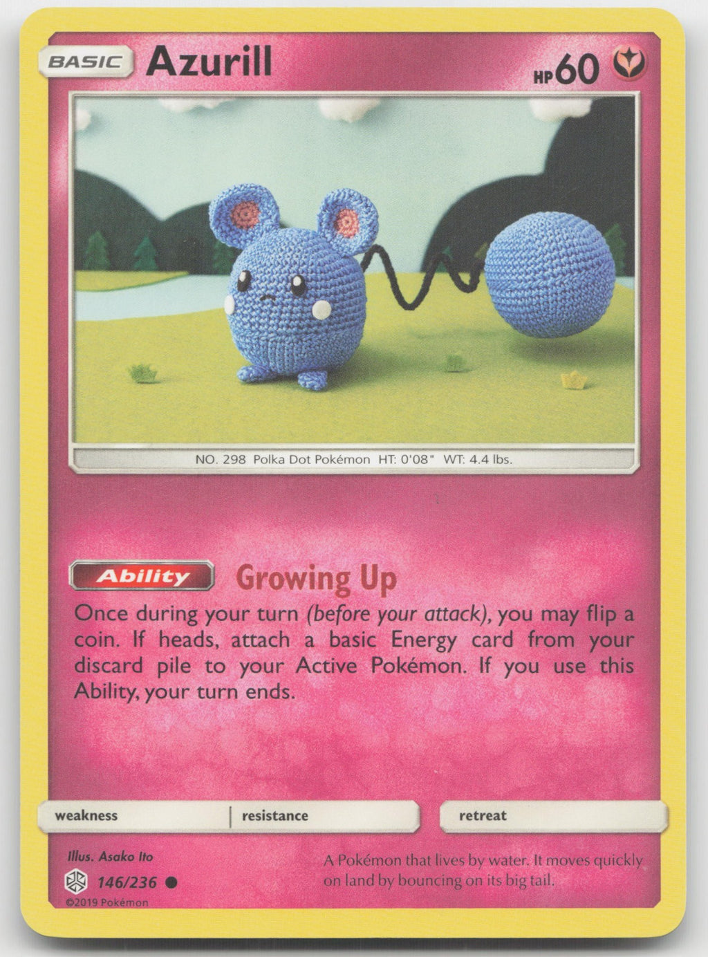 Azurill Common SM - Cosmic Eclipse 146/236 NM