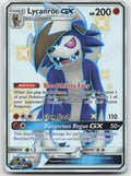 Lycanroc GX Shiny Holo Rare Hidden Fates: Shiny Vault SV66/SV94 NM