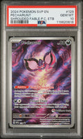 Pecharunt Shrouded Fable Pokemon Center ETB Black Star Promo SVP129 PSA 10