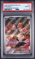 Spearow Illustration Rare Pokemon Meg En-Mega Evolution 151/132 PSA 10