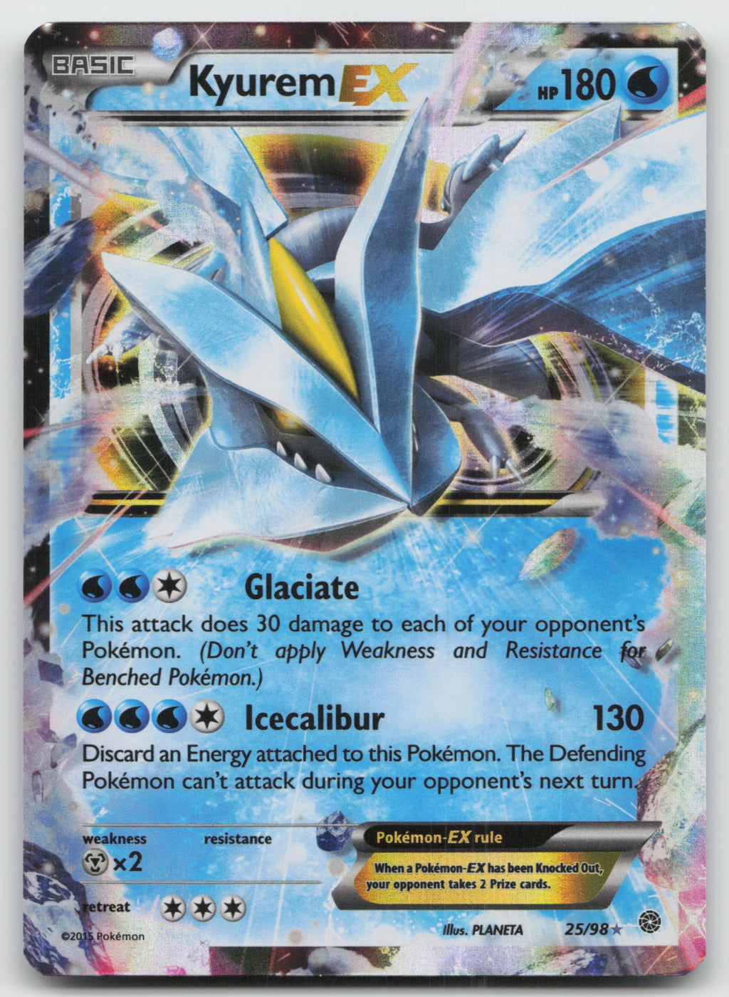 Kyurem EX Ultra Rare XY - Ancient Origins 25/98 NM