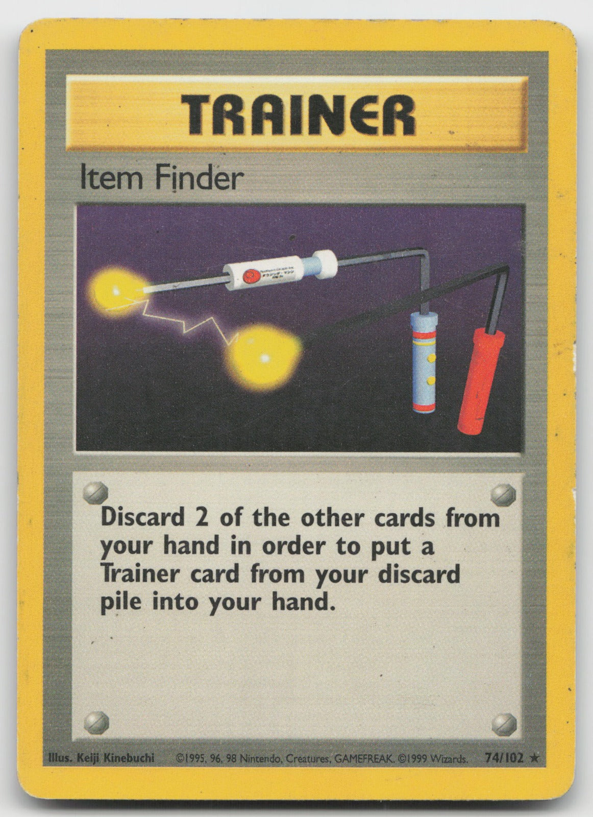 Item Finder Rare Base Set 74/102 HP