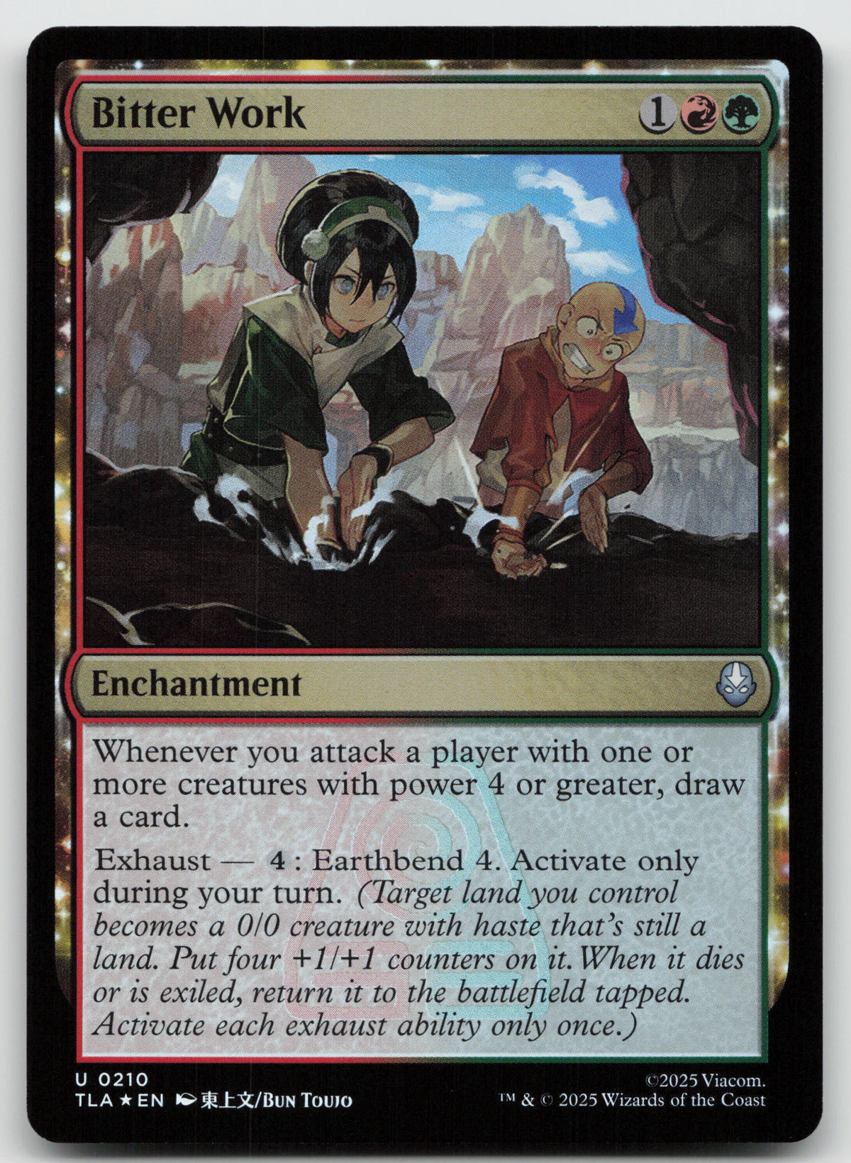 Bitter Work U Foil Avatar: The Last Airbender 210 NM