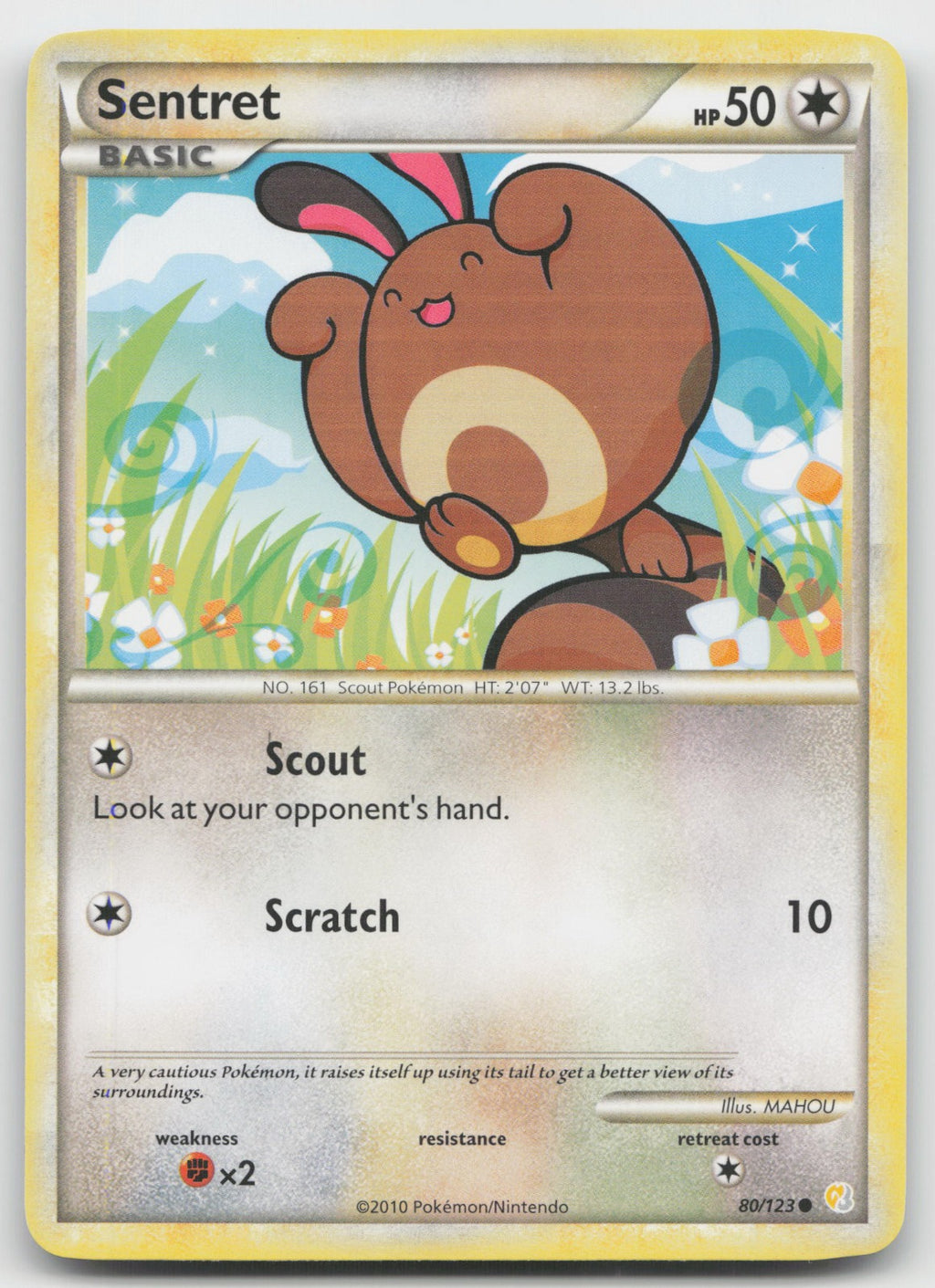 Sentret Common HeartGold SoulSilver 80/123 LP