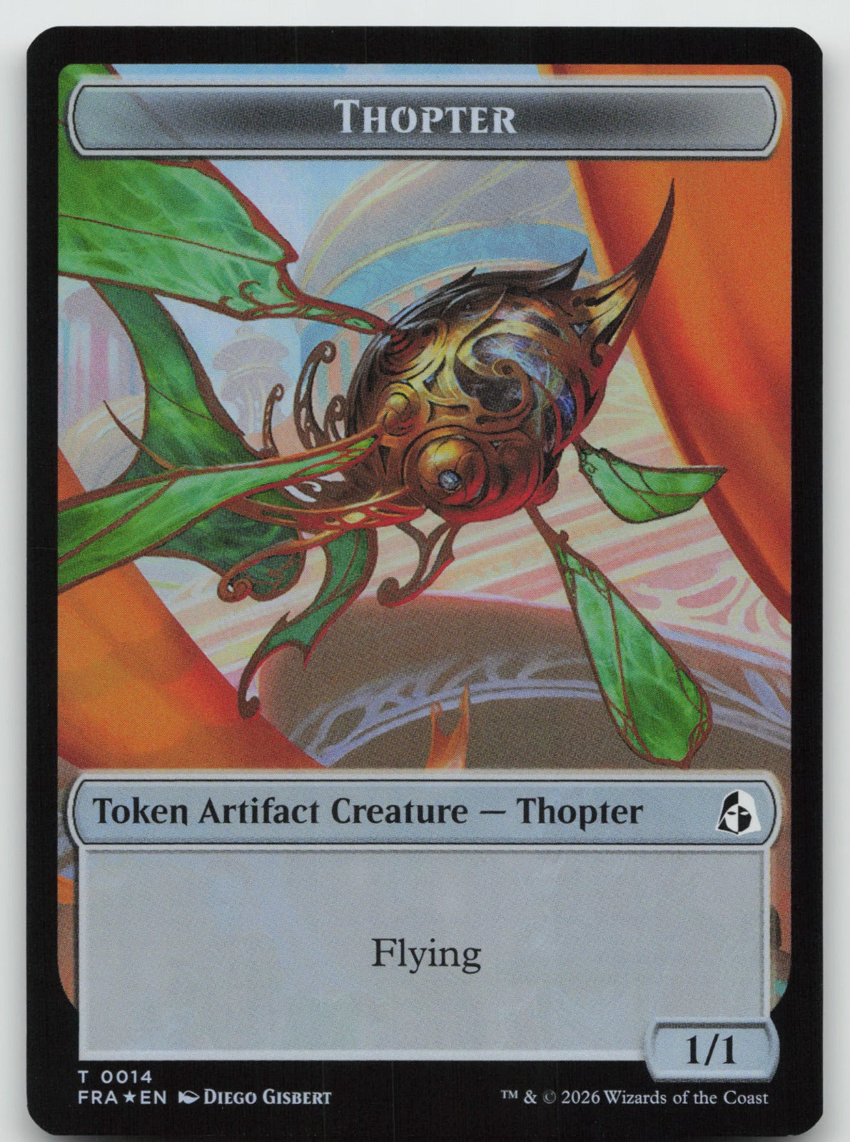 Heartwood // Thopter Double-Sided Token T Foil Reality Fracture 11 // 14 NM