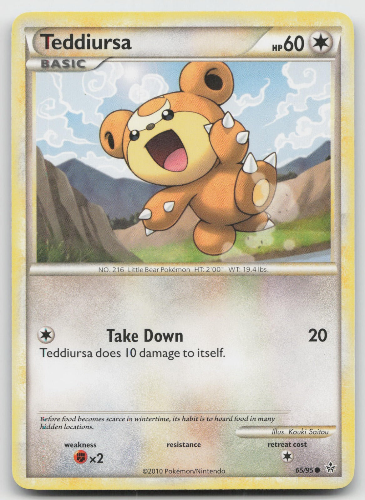 Teddiursa Common Unleashed 65/95 LP
