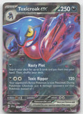 Toxicroak ex Holo Double Rare SV01: Scarlet & Violet Base Set 131/198 NM