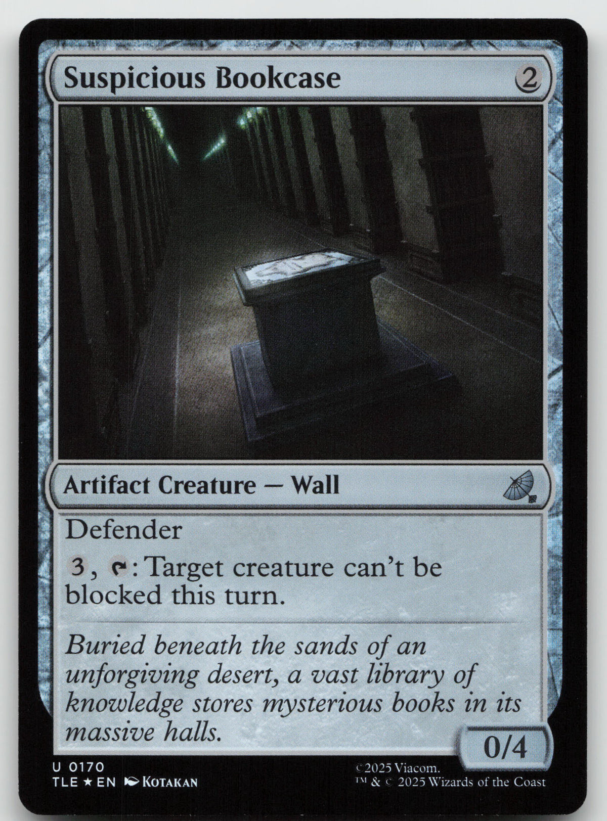 Suspicious Bookcase U Foil Avatar: The Last Airbender: Eternal-Legal 170 NM