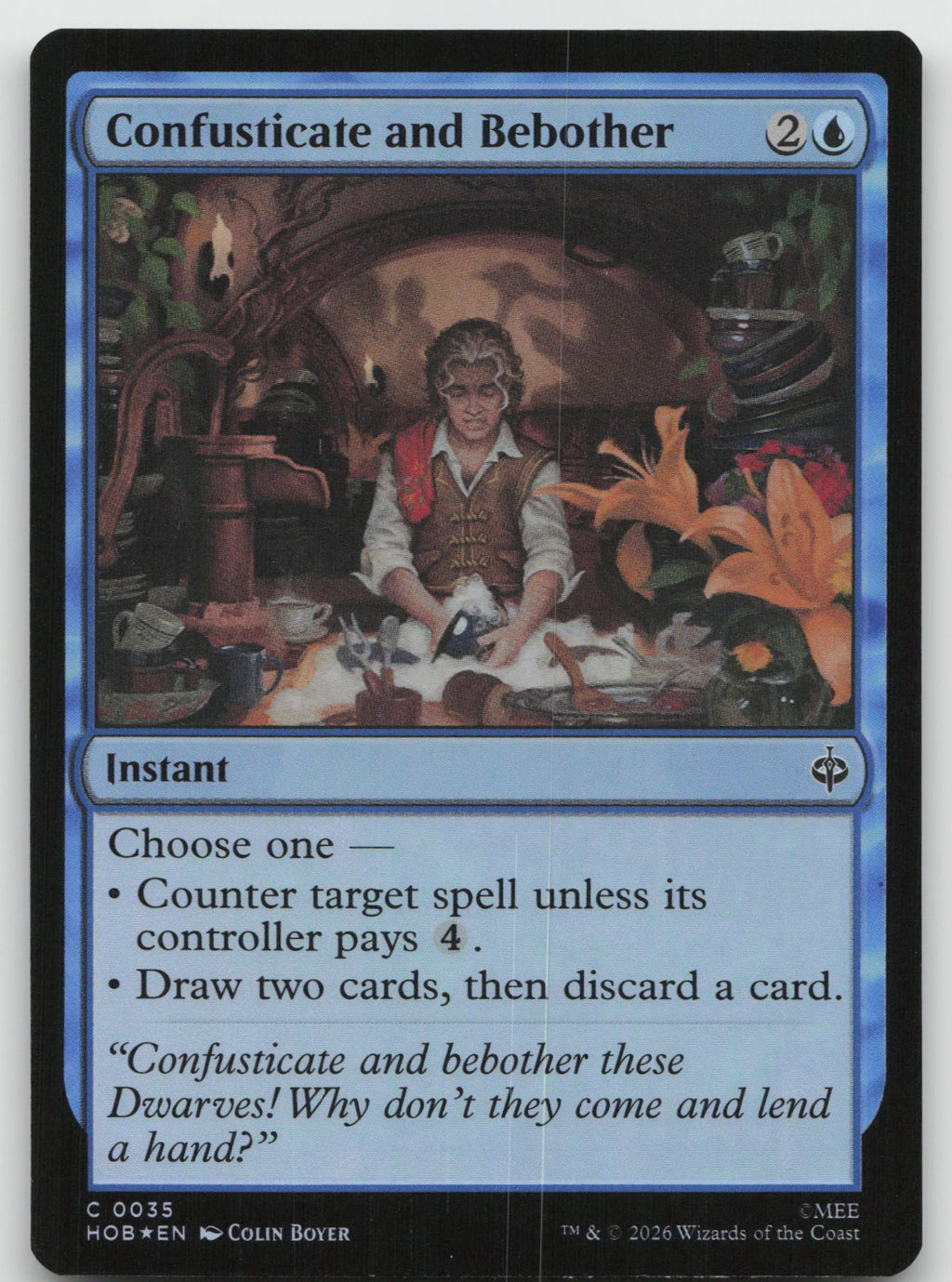 Confusticate and Bebother Foil C The Hobbit 35 NM