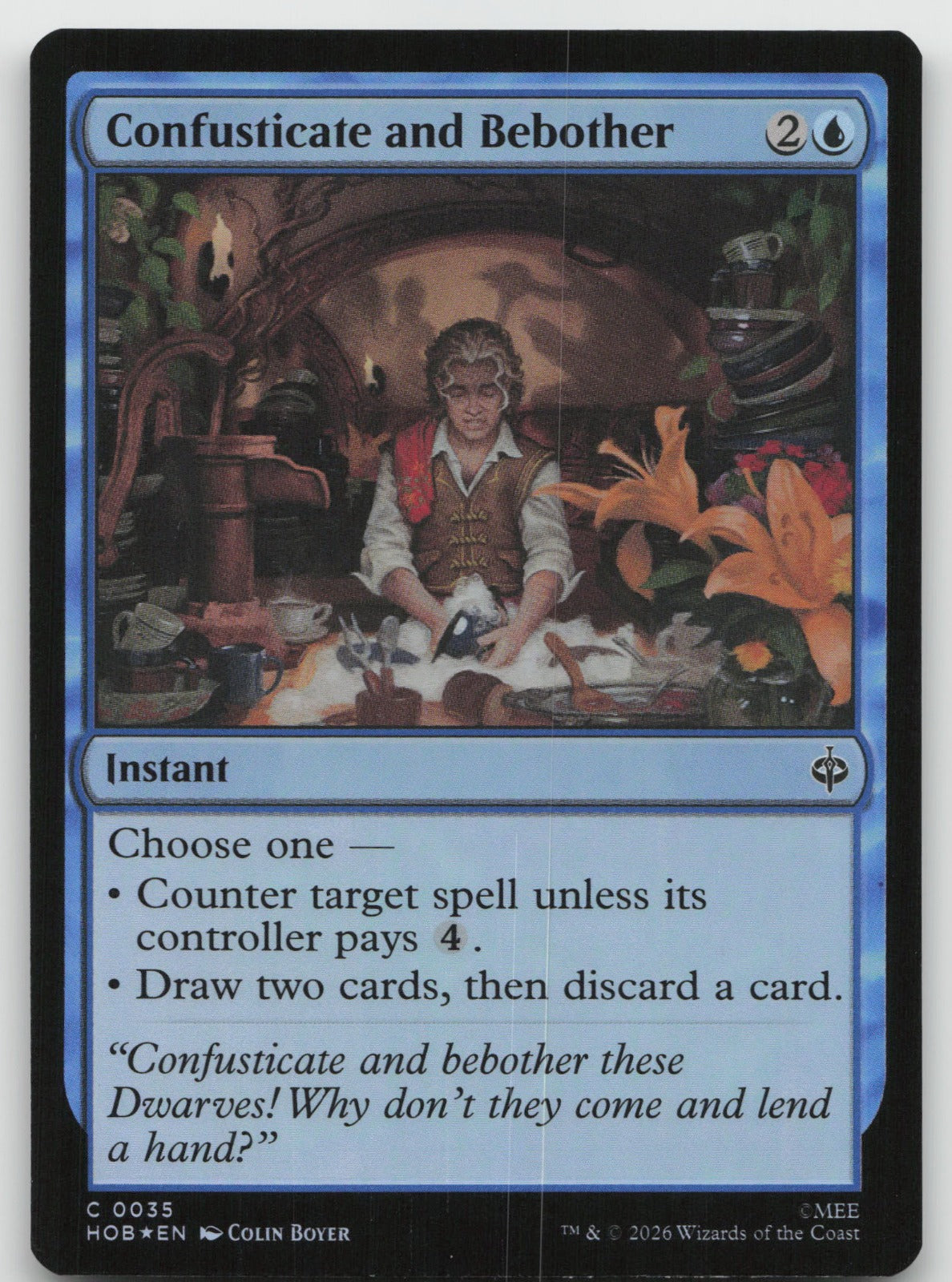 Confusticate and Bebother Foil C The Hobbit 35 NM