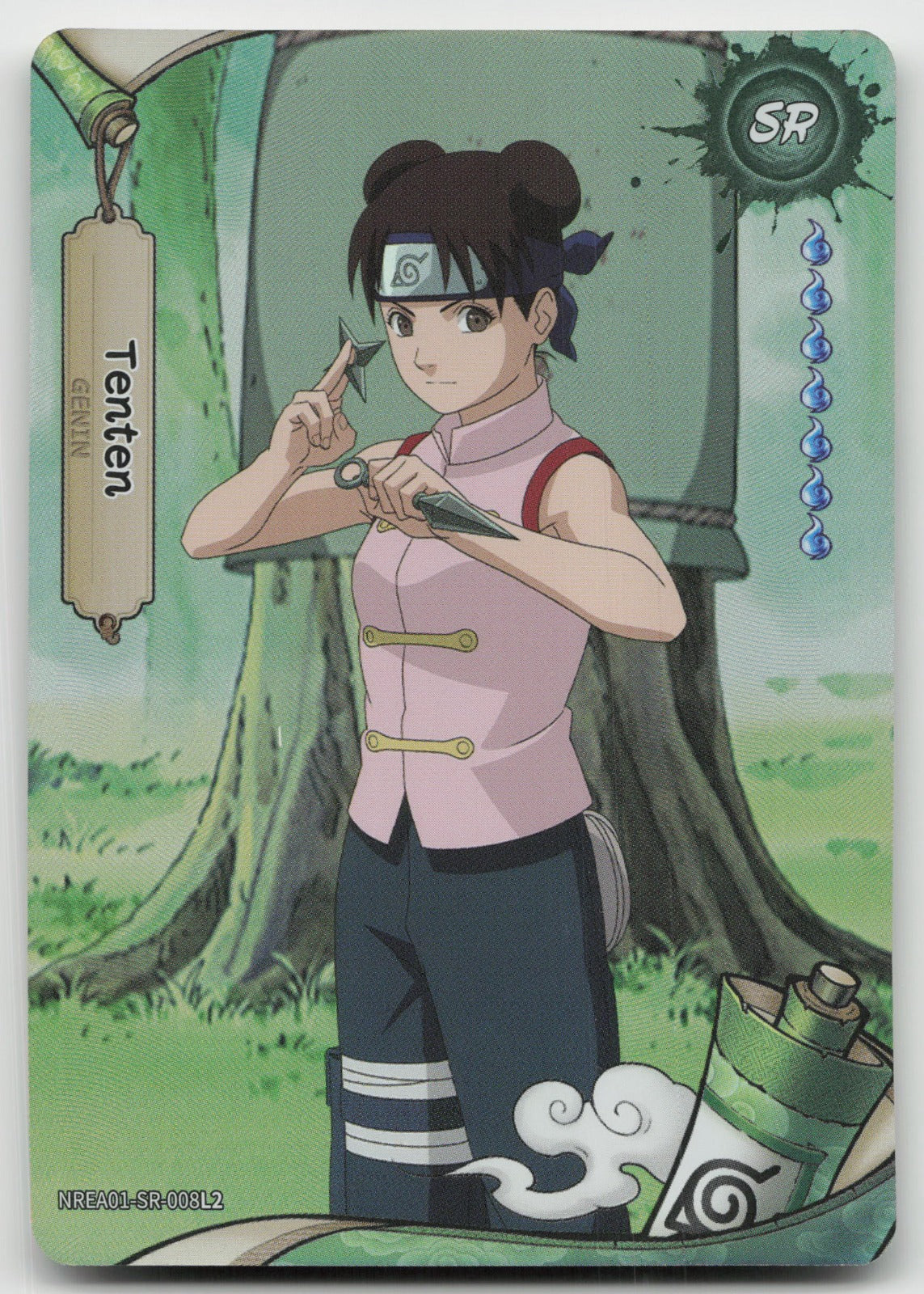 Tenten Base SR Earth Scroll Series 1 008L2 NM