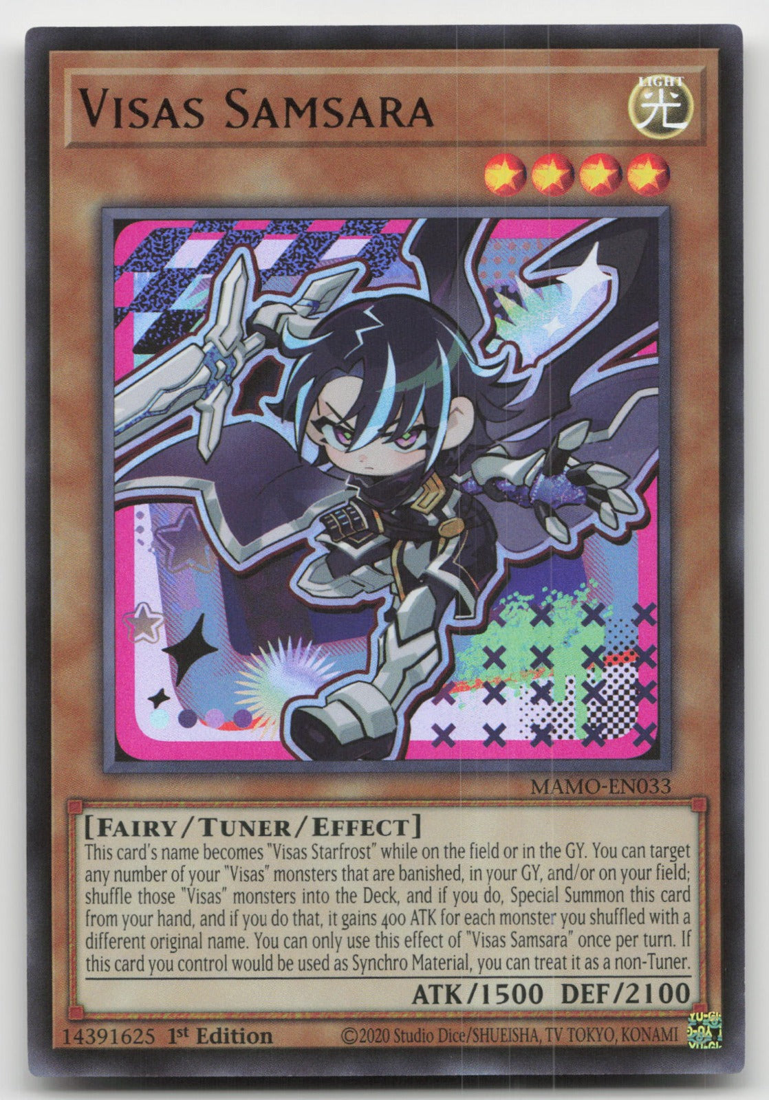 Visas Samsara 1st Edition Ultra Rare Magnificent Monsters MAMO-EN033 NM