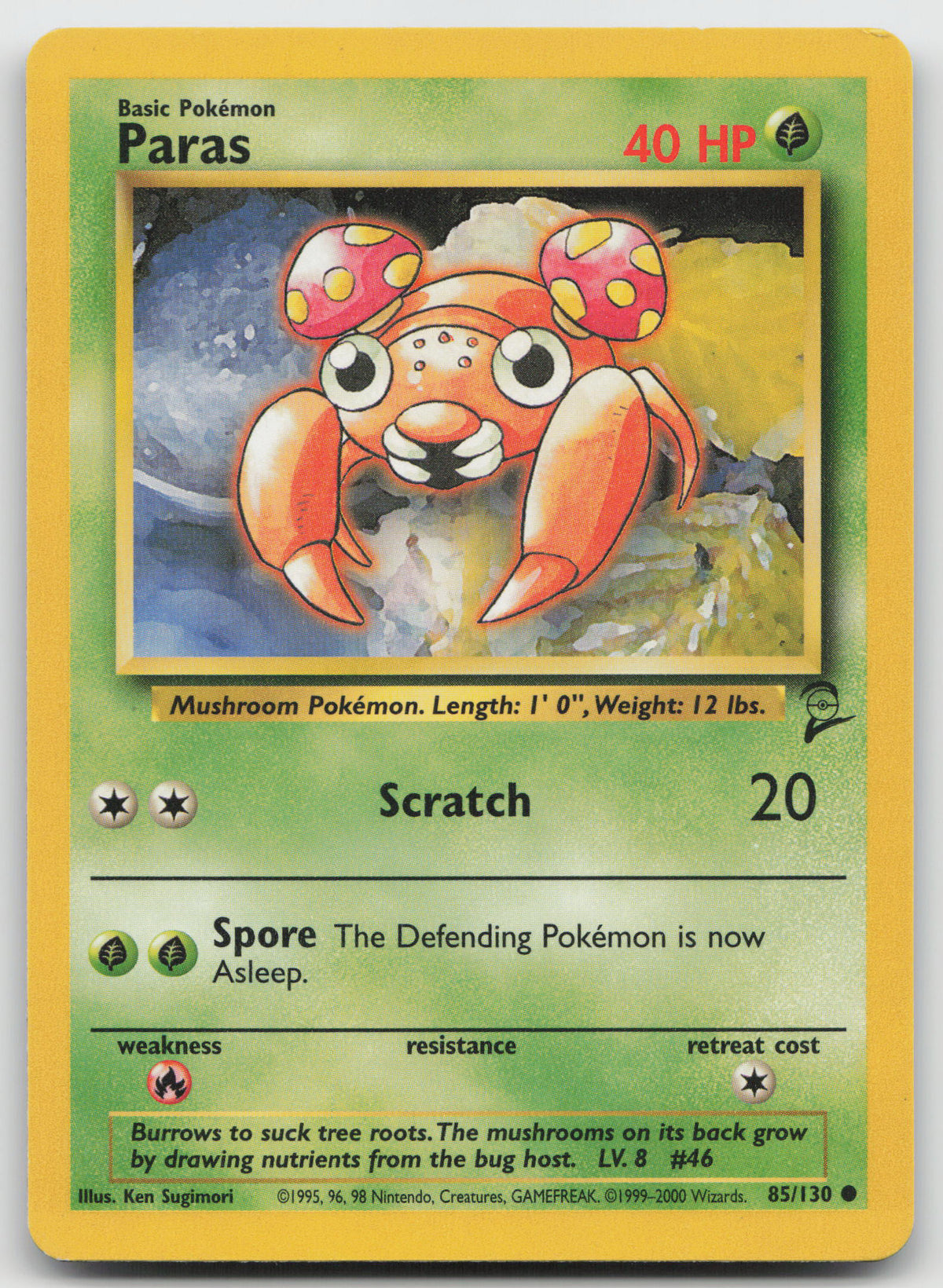 Paras Common Unlimited Base Set 2 85/130 LP