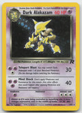 Dark Alakazam Unlimited Holo Rare Team Rocket 1/82 HP