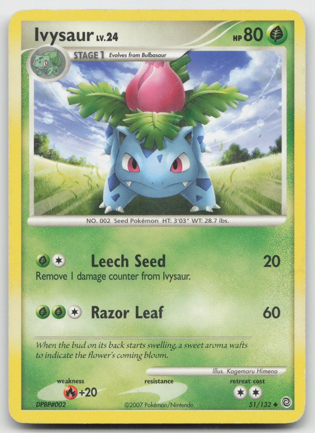 Ivysaur Uncommon Secret Wonders 51/132 DMG